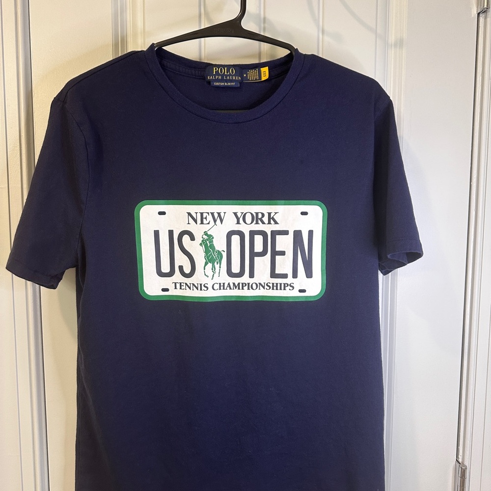 Ralph Lauren Polo Custom Slim Fit Tee in Blue